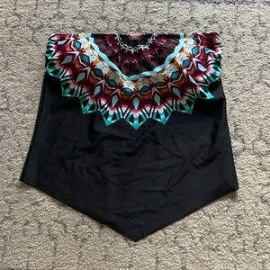 Bandana style swim suit top